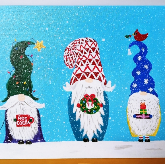 Christmas gnome painting - Picture 2 of 5